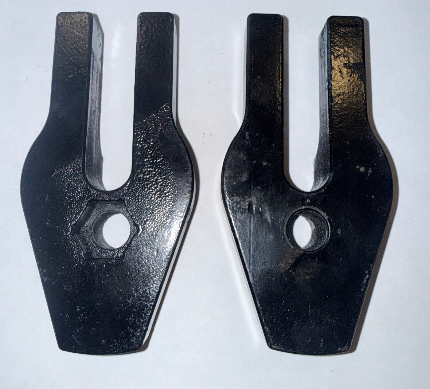 Two machined halves